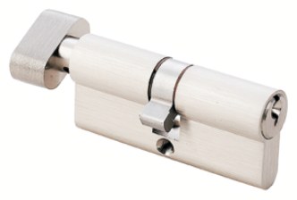 70mm single cylinder nickel finish